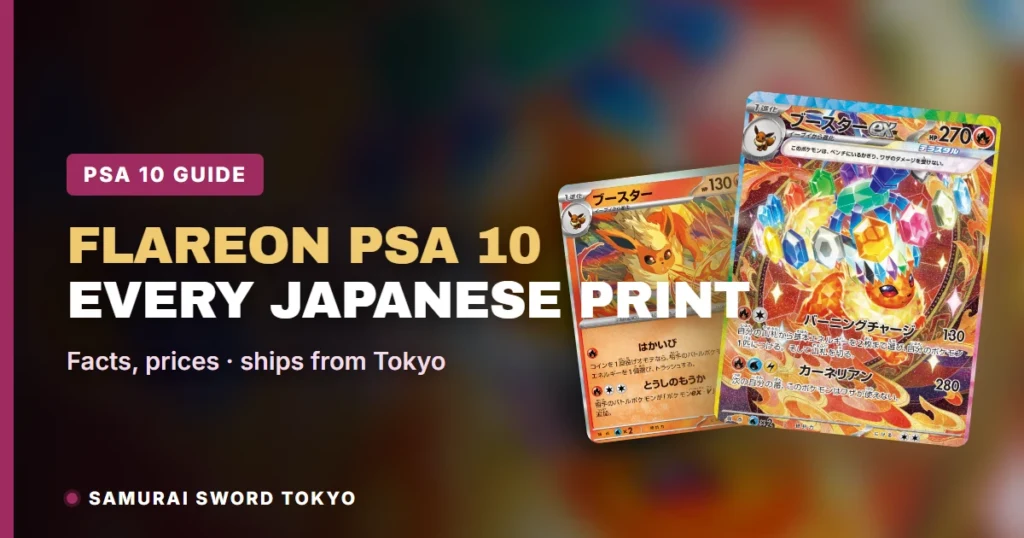 Flareon PSA 10 Japanese Pokemon Cards: Every Japanese Print Compared