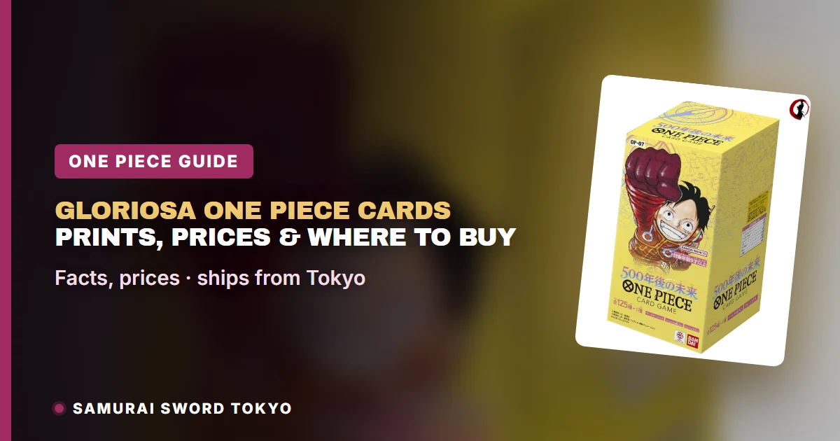 Gloriosa One Piece Cards: OP-07 to OP-17 and EB-05