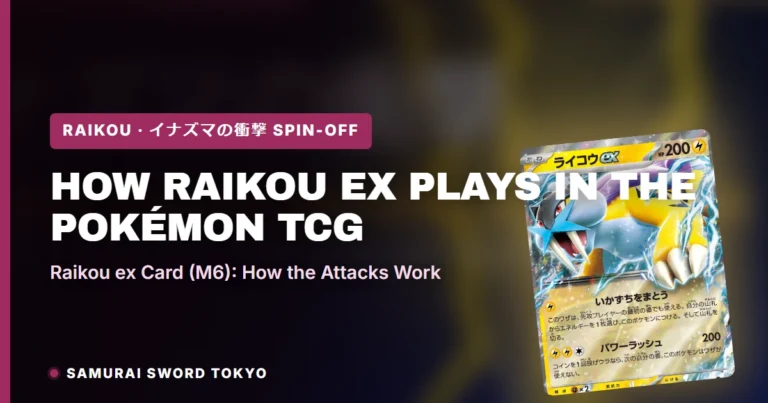 How Raikou ex Plays in the Pokémon TCG: Storm Emeralda (M6) Attacks Explained