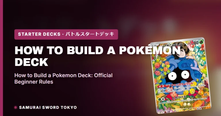 How to Build a Pokémon Deck (Beginners, Japanese Cards): Official Rules in Plain English