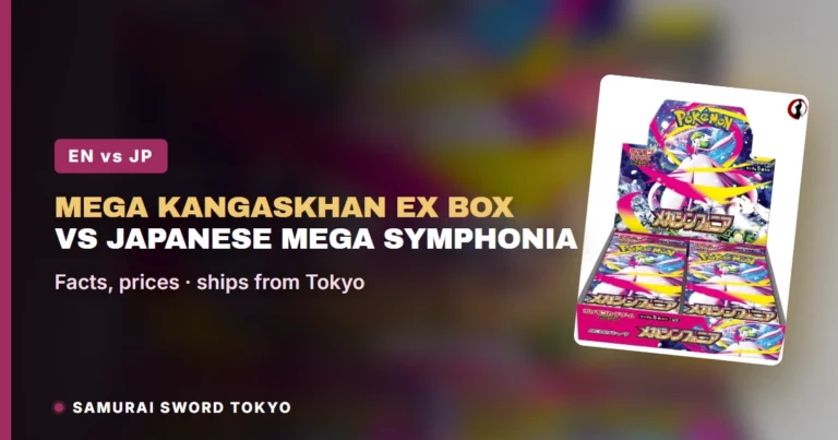 Pokemon Mega Kangaskhan ex Box vs Japanese Mega Symphonia (M1S) Box