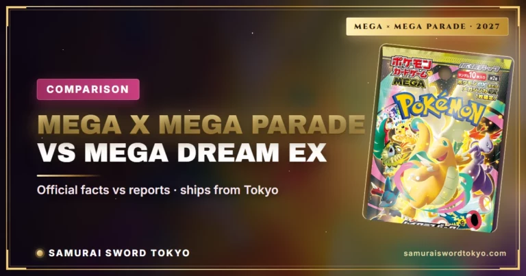 MEGA x MEGA Parade vs MEGA Dream ex: Japanese High Class Pack Comparison