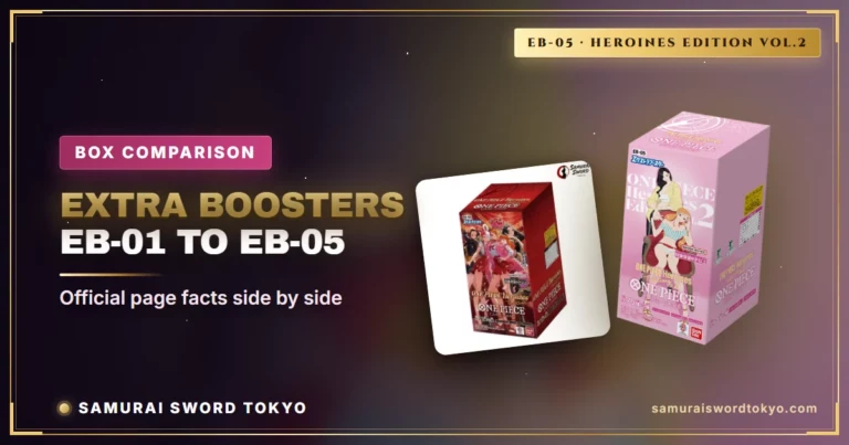 One Piece Extra Booster Boxes: EB-01 to EB-05 Compared (Japanese)