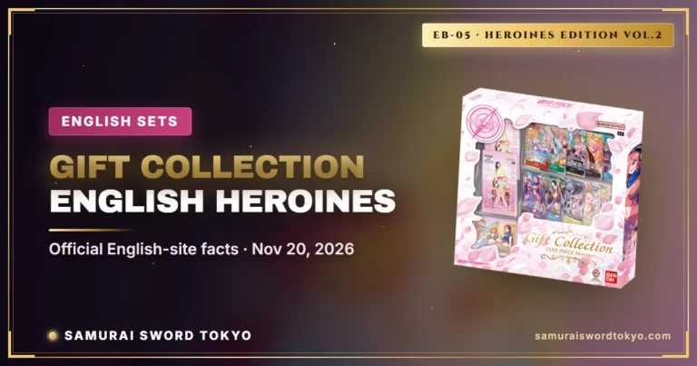 One Piece Heroines Gift Collection GC-2026 e i set Heroines in inglese