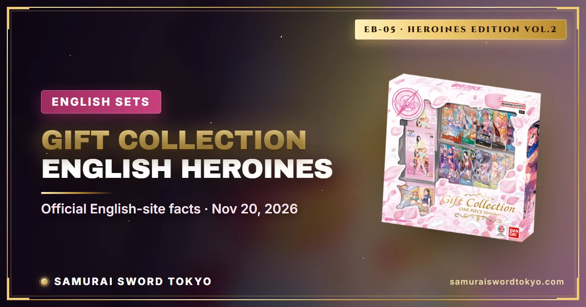 One Piece Heroines Gift Collection GC-2026 English Sets