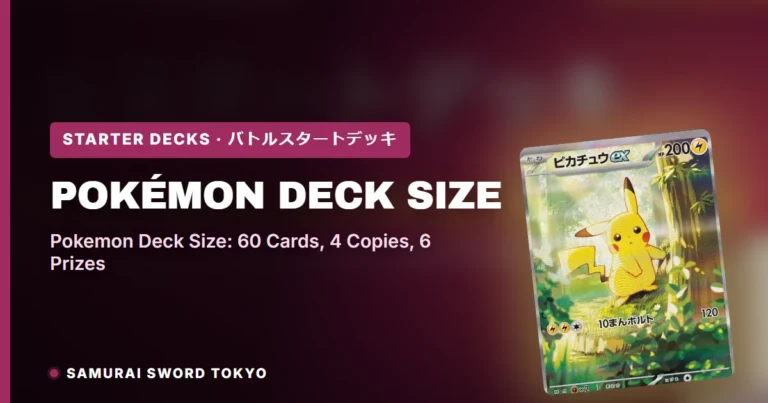 Pokémon Deck Size: Why 60 Cards, the 4-Copy Rule and Prize Cards (Official Rules)