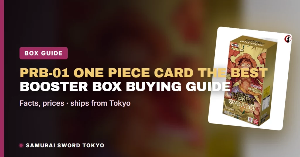 Booster Box PRB-01 ONE PIECE CARD THE BEST : contenu et prix