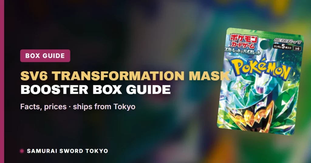 SV6 Transformation Mask Booster Box-gids: prijzen van Japanse Pokemon