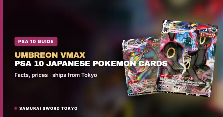 Umbreon VMAX PSA 10 Japanese Pokemon Cards: S8b CSR and S6a 095/069