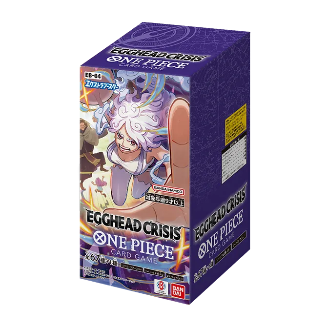 带有 24 包徽章的 EB-04 Egghead Crisis 官方补充包整盒渲染图