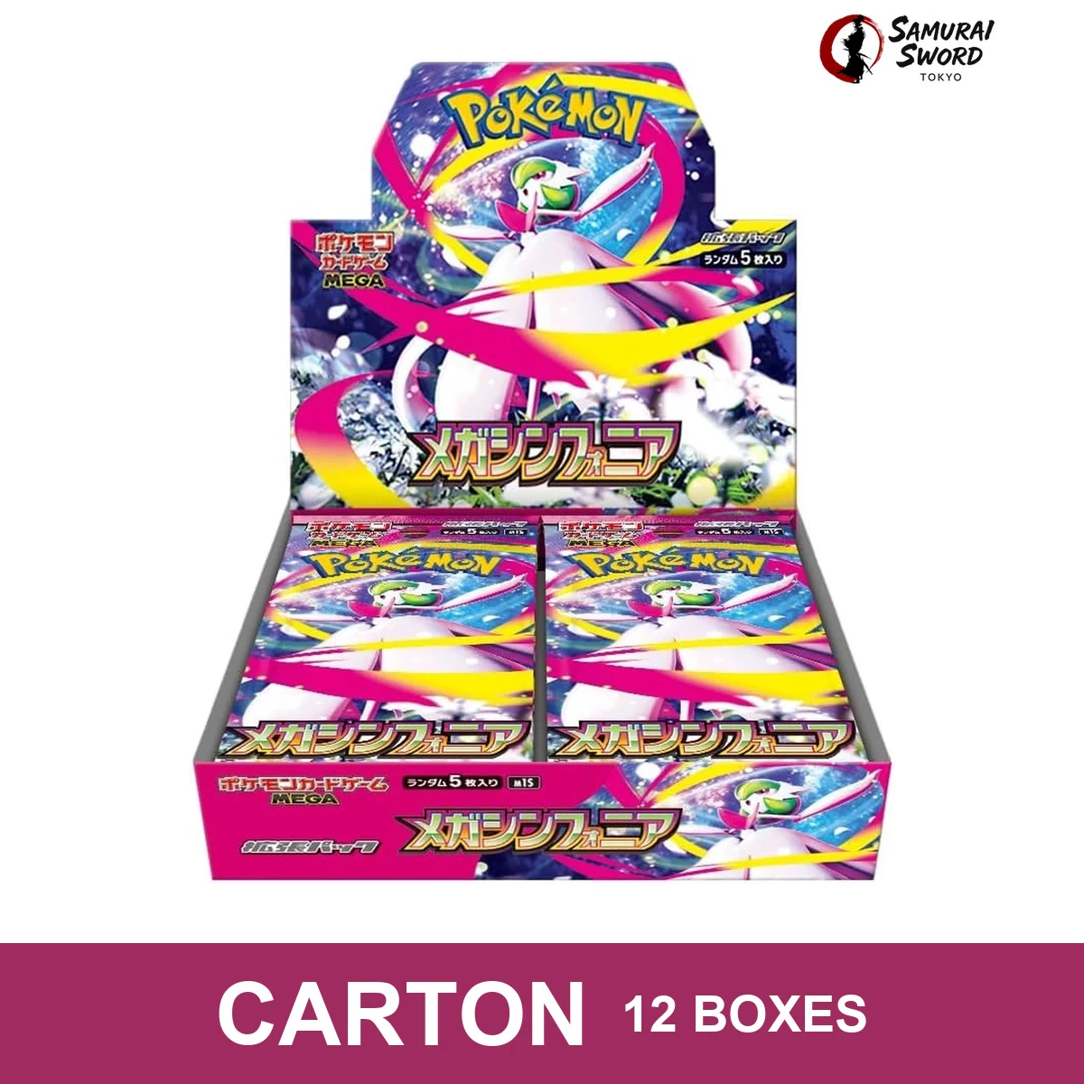 M1S-Mega Symphonia Japanese Pokemon Booster Box - Carton