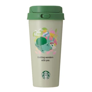 Pokémon + STARBUCKS Stainless Steel TOGO Bottle Bulbasaur 473ml - product image