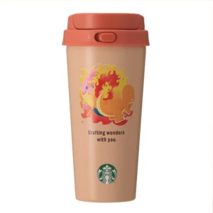 Pokémon + STARBUCKS Stainless Steel TOGO Bottle Charmander 473ml - product image