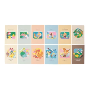 Pokémon + STARBUCKS Art Postcard Set - product image