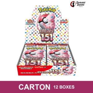 SV2A-Pokemon 151 Japanese Pokemon Booster Box - Carton