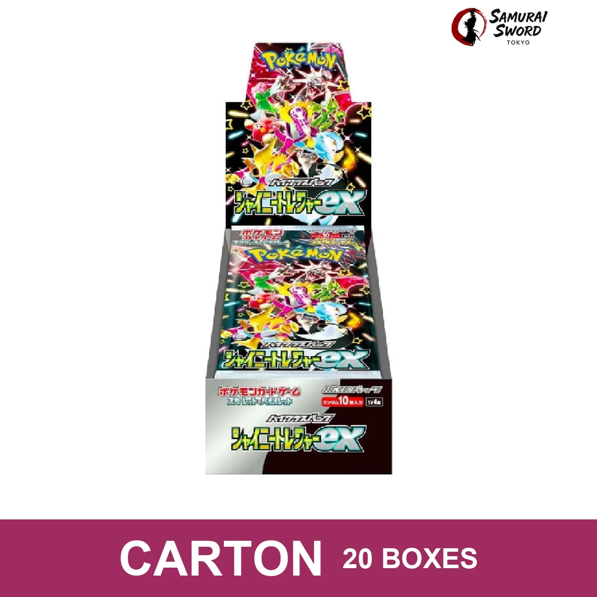 SV4A-Shiny Treasure ex Japanese Pokemon Booster Box - Carton