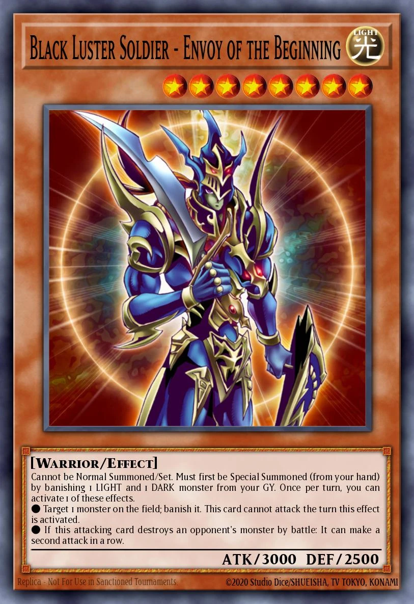 Black Luster Soldier Quarter Century Secret Rare from CORI Chaos Origins