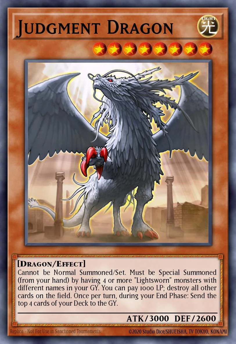 Judgment Dragon Secret Rare from DOOD Doom of Dimensions
