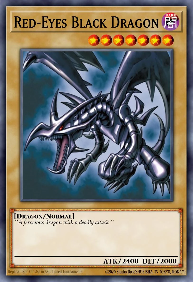 Red-Eyes Black Dragon Quarter Century Secret Rare from DUAD Duelist Advance