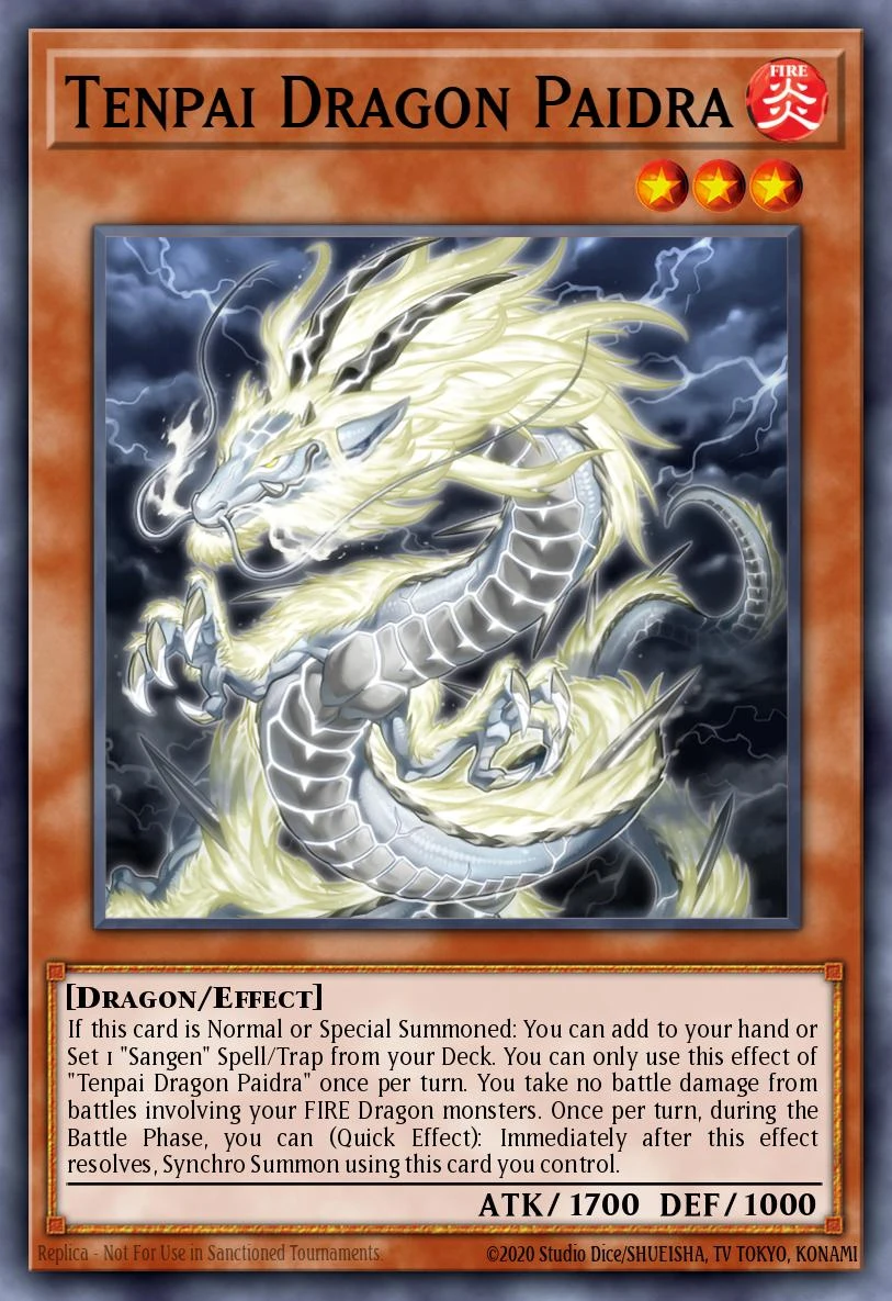 Tenpai Dragon Paidra Secret Rare from LEDE Legacy of Destruction
