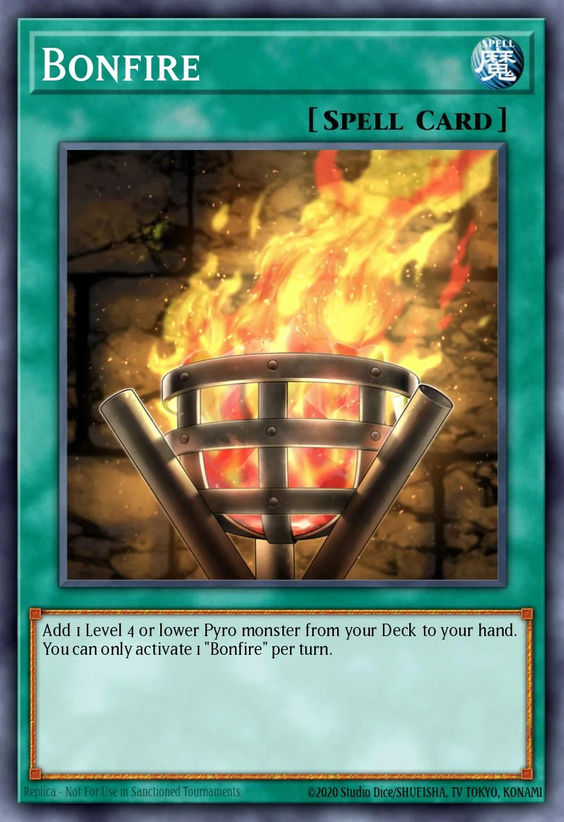 Bonfire Secret Rare de INFO Infinite Forbidden
