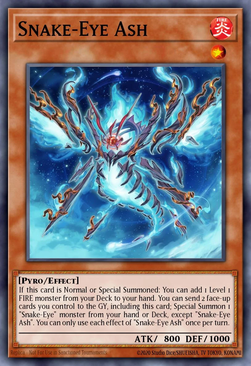 Snake-Eye Ash Quarter Century Secret Rare de INFO Infinite Forbidden