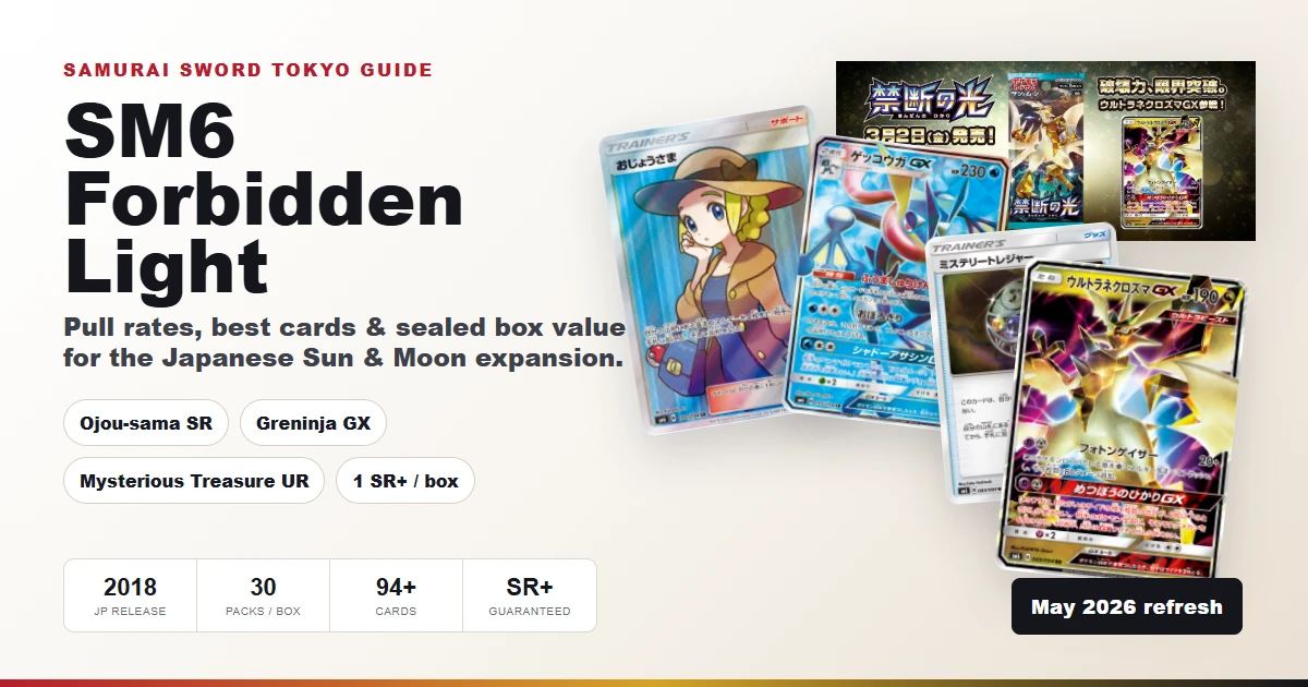 Coffret booster SM6 Lumière Interdite avec Ultra Necrozma GX et Greninja GX