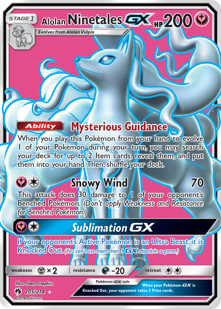 Alola-Vulnona-GX-Spezialgrafik aus SM7B Feenaufstieg