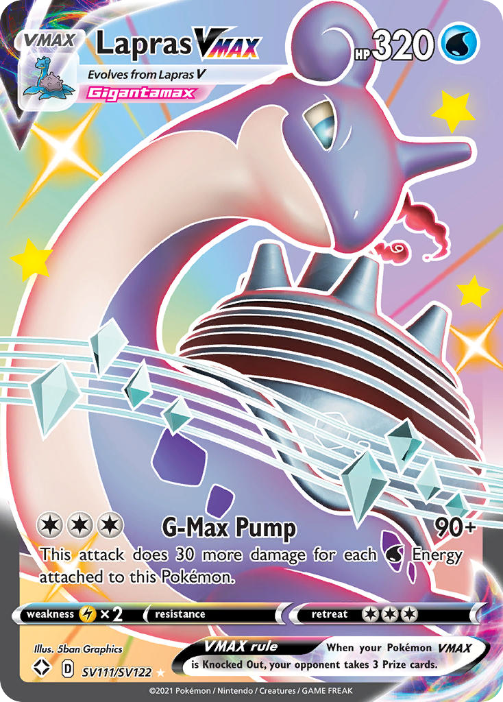 Lapras VMAX Shiny da S4A Shiny Star V
