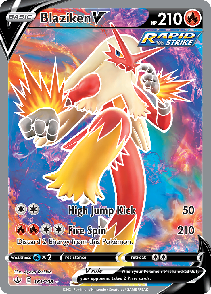 Blaziken V Alt Art from S5a Twin Warriors — artwork by Ayaka Yoshida