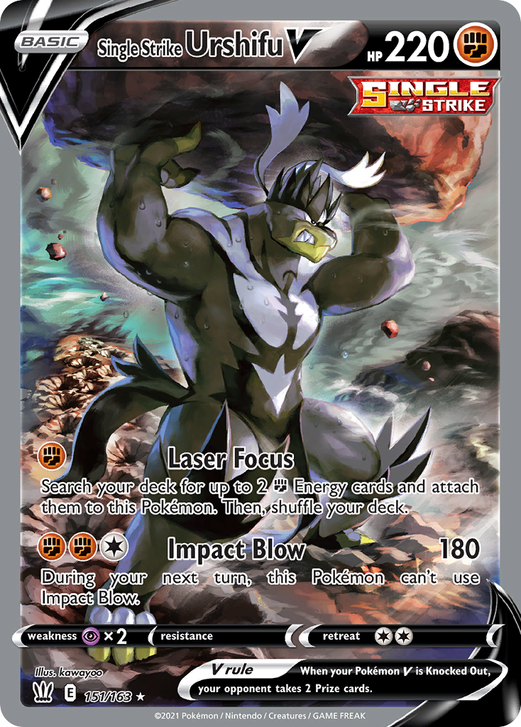 Arte alternativo de Single Strike Urshifu V de S5I, obra de arte de kawayoo