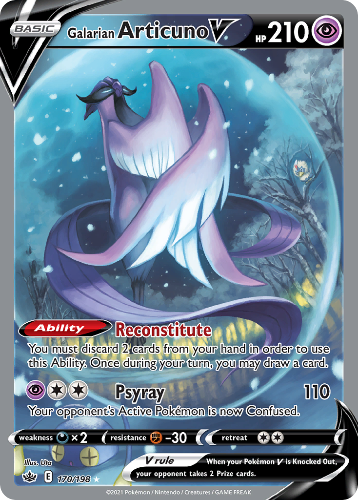 Arte alternativo de Galarian Articuno V de S6H Silver Lance, ilustración de Uta