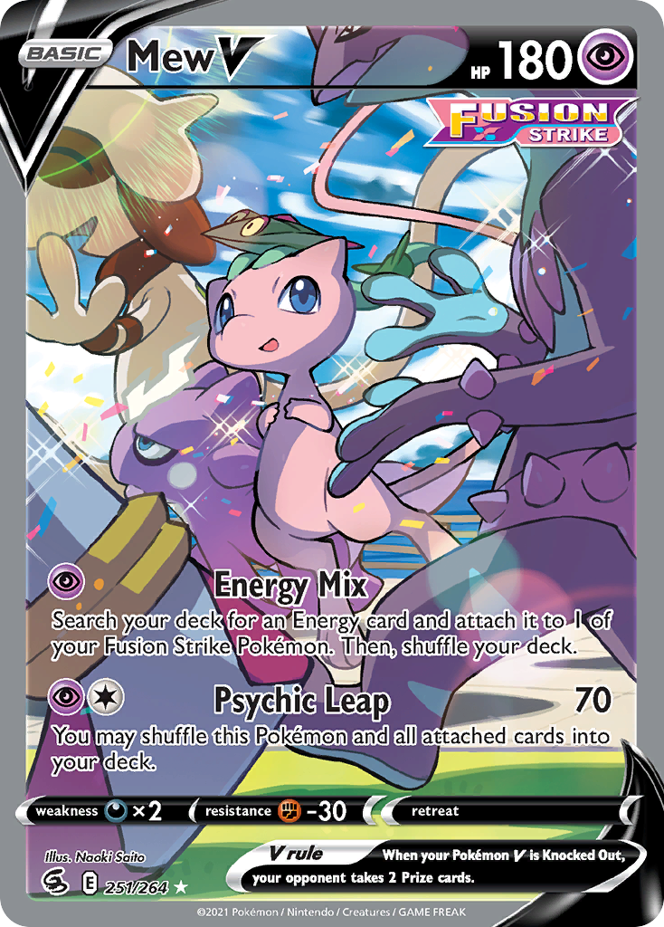 Mew V Special Art from S8 Fusion Arts — artwork by Naoki Saito