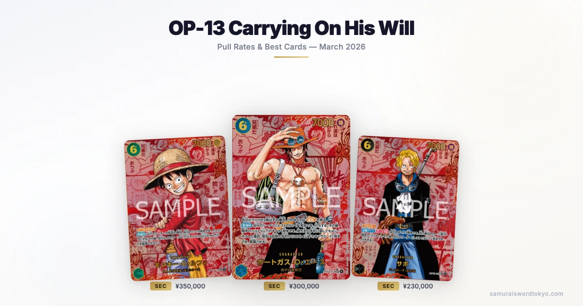 Op 13 Pull Rates Best Cards