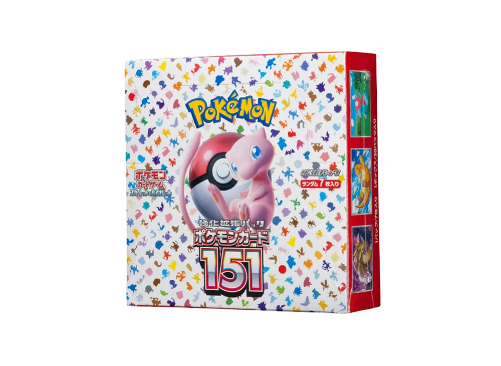 Pokemon Card 151 sv2a sealed booster box with shrink wrap