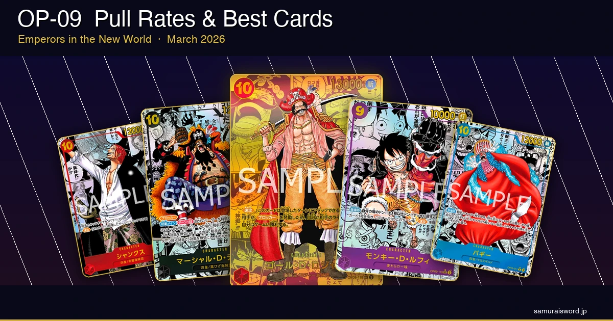 OP-09 Pull Rates, Best Cards & Box Value — 2026 Guide