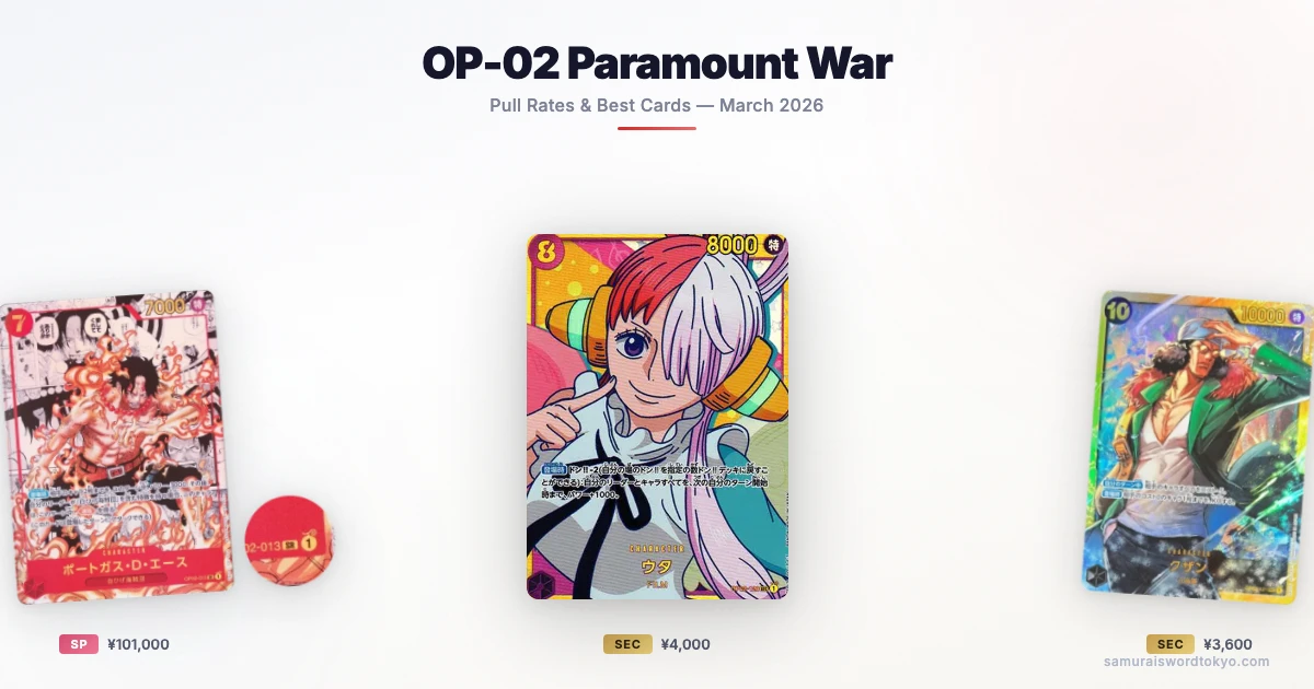 OP-02 Paramount War: Best Cards, Pull Rates & Buying Guide (2026)
