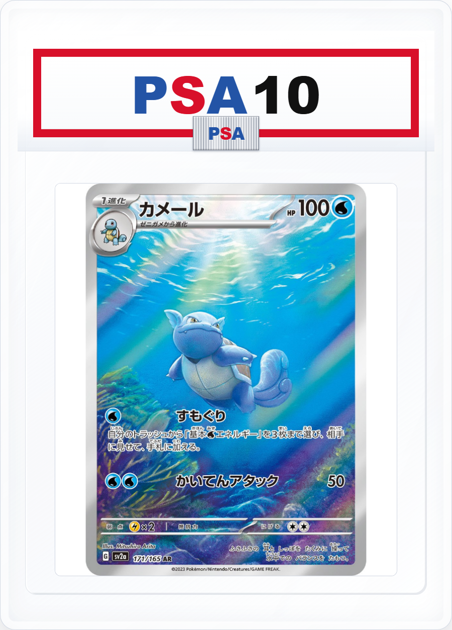 PSA10 Wartortle 171/165 AR