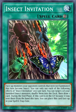 Insect Invitation ROTA-JP083 - Rage of the Abyss Yu-Gi-Oh Card Japanese