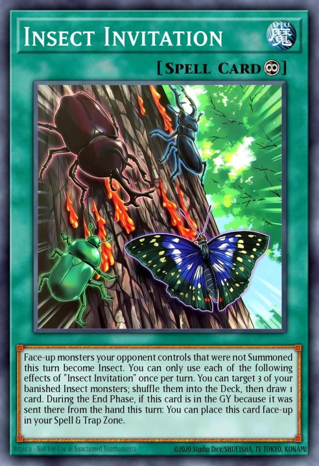 Insect Invitation ROTA-JP083 - Rage of the Abyss Yu-Gi-Oh Card Japanese