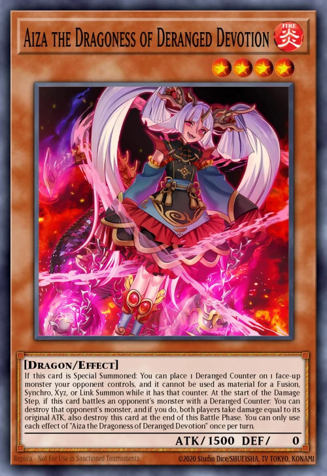 Aiza the Dragoness of Deranged Devotion LEDE-JP088 - Legacy of Destruction Yu-Gi-Oh Card Japanese