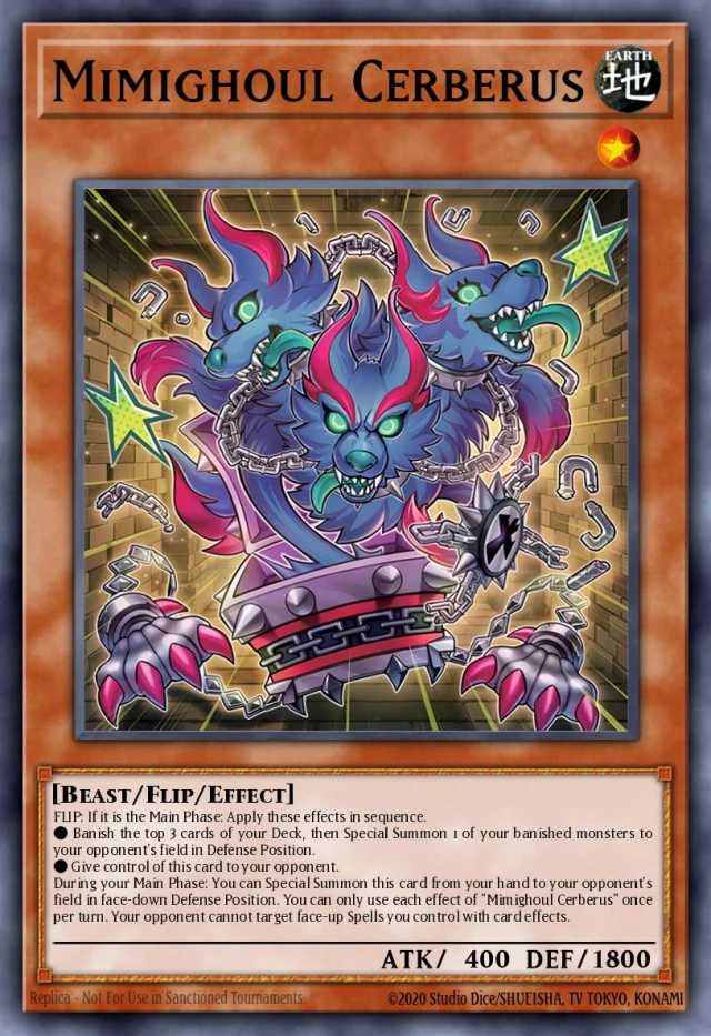 Mimighoul Cerberus INFO-JP092 - Infinite Forbidden Yu-Gi-Oh Card Japanese