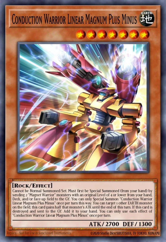 Conduction Warrior Linear Magnum Plus Minus BPRO-JP099 - Burst Protocol Yu-Gi-Oh Card Japanese