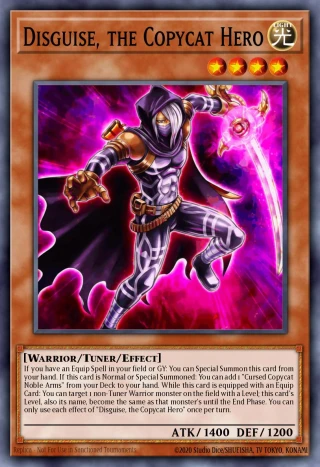 Disguise, the Copycat Hero DOOD-JP081 - Doom of Dimensions Yu-Gi-Oh Card Japanese