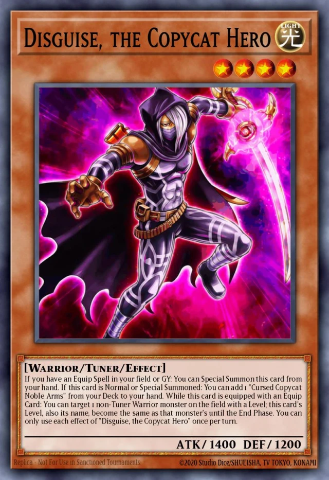 Disguise, the Copycat Hero DOOD-JP081 - Doom of Dimensions Yu-Gi-Oh Card Japanese