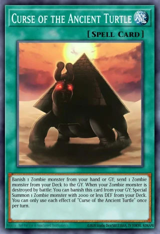 Curse of the Ancient Turtle SUDA-JP083 - Supreme Darkness Yu-Gi-Oh Card Japanese