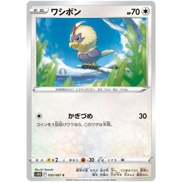 Rufflet #55 - Time Gazer S10D Pokemon Card Japanese