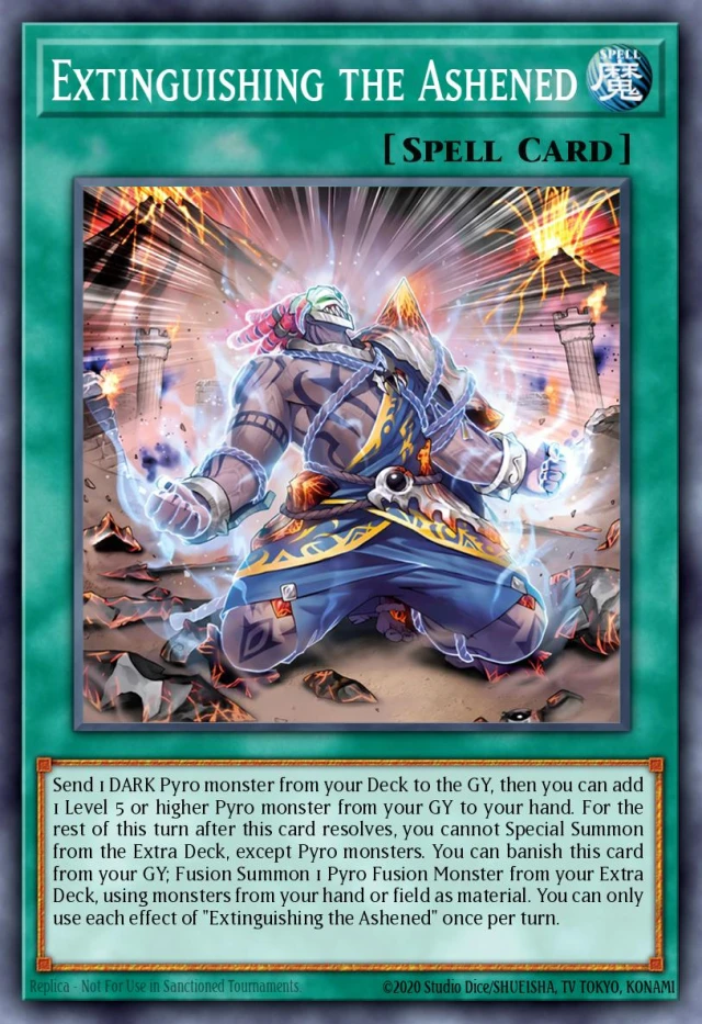 Extinguishing the Ashened LEDE-JP095 - Legacy of Destruction Yu-Gi-Oh Card Japanese