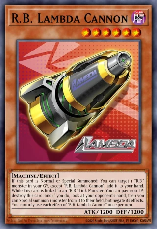 R.B. Lambda Cannon DOOD-JP090 - Doom of Dimensions Yu-Gi-Oh Card Japanese