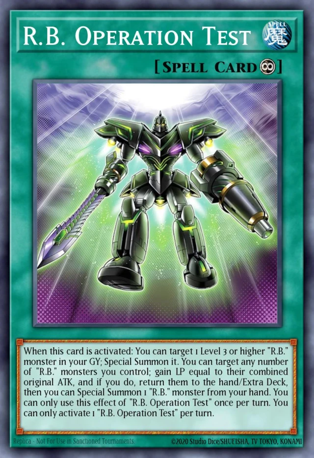 R.B. Operation Test DOOD-JP094 - Doom of Dimensions Yu-Gi-Oh Card Japanese